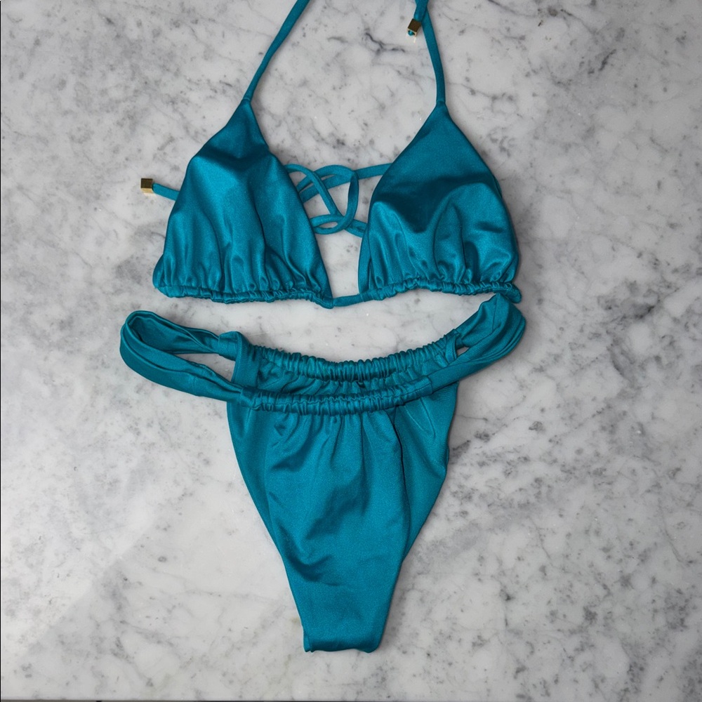 Cin Cin Teal Women's bikini Set